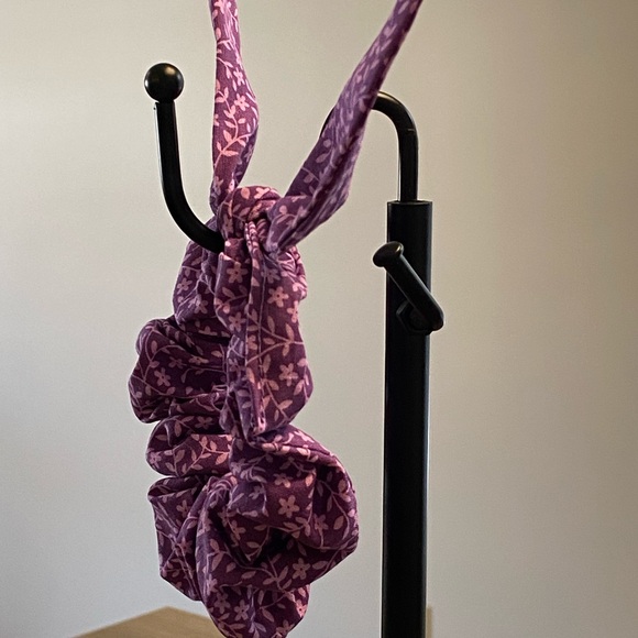 Stunning Bunny Ear Hair Scrunchie, Purple/Lilac. - Picture 3 of 4